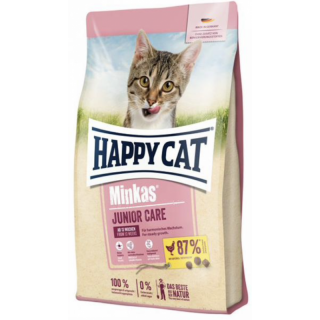 Сухой корм для молодых кошек с 4 месяцев Happy Cat Minkas Junior Care 32/18 (домашняя птица)